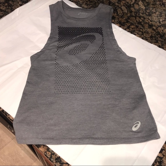 XS GRAY ASICS MUSCLE TANK - Picture 6 of 7
